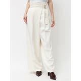 【セットアップ対応】アシメウエストセミウエストパンツ | dazzlin | 詳細画像1 