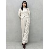 【セットアップ対応】アシメウエストセミウエストパンツ | dazzlin | 詳細画像14 