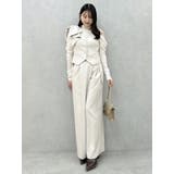 【セットアップ対応】アシメウエストセミウエストパンツ | dazzlin | 詳細画像17 