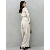 【セットアップ対応】アシメウエストセミウエストパンツ | dazzlin | 詳細画像19 