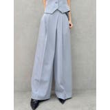 【セットアップ対応】アシメウエストセミウエストパンツ | dazzlin | 詳細画像2 