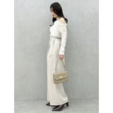 【セットアップ対応】アシメウエストセミウエストパンツ | dazzlin | 詳細画像20 