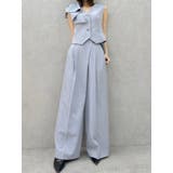 【セットアップ対応】アシメウエストセミウエストパンツ | dazzlin | 詳細画像5 