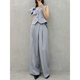 【セットアップ対応】アシメウエストセミウエストパンツ | dazzlin | 詳細画像9 