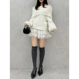 レースティアードショートパンツ | dazzlin | 詳細画像24 