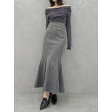 バックレースアップスイッチングマーメイドスカート | dazzlin | 詳細画像11 