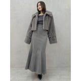 バックレースアップスイッチングマーメイドスカート | dazzlin | 詳細画像12 