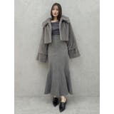 バックレースアップスイッチングマーメイドスカート | dazzlin | 詳細画像13 