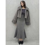 バックレースアップスイッチングマーメイドスカート | dazzlin | 詳細画像14 