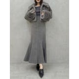 バックレースアップスイッチングマーメイドスカート | dazzlin | 詳細画像15 