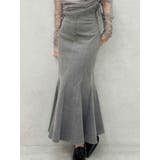 バックレースアップスイッチングマーメイドスカート | dazzlin | 詳細画像2 