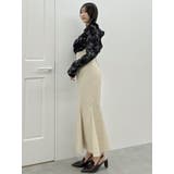 バックレースアップスイッチングマーメイドスカート | dazzlin | 詳細画像24 