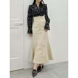 バックレースアップスイッチングマーメイドスカート | dazzlin | 詳細画像25 