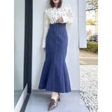 バックレースアップスイッチングマーメイドスカート | dazzlin | 詳細画像29 