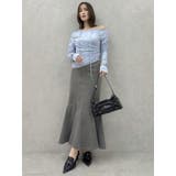 バックレースアップスイッチングマーメイドスカート | dazzlin | 詳細画像3 