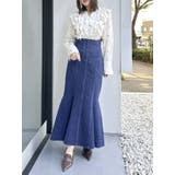 バックレースアップスイッチングマーメイドスカート | dazzlin | 詳細画像33 