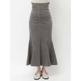 バックレースアップスイッチングマーメイドスカート | dazzlin | 詳細画像34 