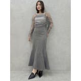 バックレースアップスイッチングマーメイドスカート | dazzlin | 詳細画像6 