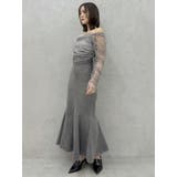 バックレースアップスイッチングマーメイドスカート | dazzlin | 詳細画像7 