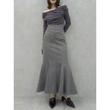 バックレースアップスイッチングマーメイドスカート | dazzlin | 詳細画像9 