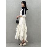 ペタルヘムオーガンスカート | dazzlin | 詳細画像10 