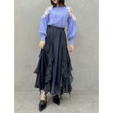 ペタルヘムオーガンスカート | dazzlin | 詳細画像16 