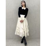 ペタルヘムオーガンスカート | dazzlin | 詳細画像5 