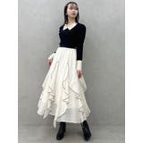 ペタルヘムオーガンスカート | dazzlin | 詳細画像6 