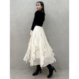 ペタルヘムオーガンスカート | dazzlin | 詳細画像7 