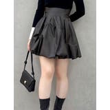 ダークブラウン | 【再販売】バルーンミニスカート | dazzlin