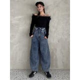 カーブラインデニムパンツ | dazzlin | 詳細画像13 