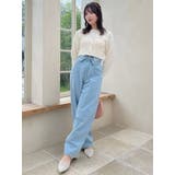 カーブラインデニムパンツ | dazzlin | 詳細画像18 