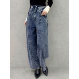 カーブラインデニムパンツ | dazzlin | 詳細画像2 