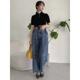 カーブラインデニムパンツ | dazzlin | 詳細画像25 