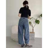 カーブラインデニムパンツ | dazzlin | 詳細画像26 