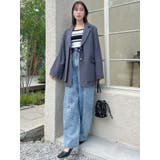 カーブラインデニムパンツ | dazzlin | 詳細画像29 