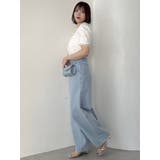 カーブラインデニムパンツ | dazzlin | 詳細画像37 