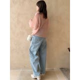 カーブラインデニムパンツ | dazzlin | 詳細画像41 