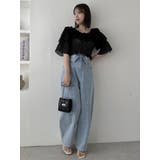 カーブラインデニムパンツ | dazzlin | 詳細画像44 