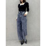 カーブラインデニムパンツ | dazzlin | 詳細画像7 