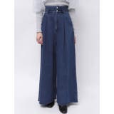 ダブルハイウエストワイドデニムパンツ | dazzlin | 詳細画像11 