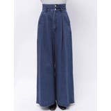 ダブルハイウエストワイドデニムパンツ | dazzlin | 詳細画像12 