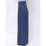 ダブルハイウエストワイドデニムパンツ | dazzlin | 詳細画像13 