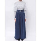 ダブルハイウエストワイドデニムパンツ | dazzlin | 詳細画像20 