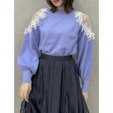 ショルダーフラワーニットプルオーバー | dazzlin | 詳細画像32 