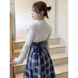 デコルテオープンリブニットトップス | dazzlin | 詳細画像16