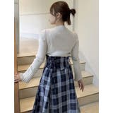 デコルテオープンリブニットトップス | dazzlin | 詳細画像17