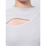 デコルテオープンリブニットトップス | dazzlin | 詳細画像21