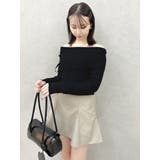 レースレイヤードリブニットトップス | dazzlin | 詳細画像26 