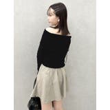 レースレイヤードリブニットトップス | dazzlin | 詳細画像27 